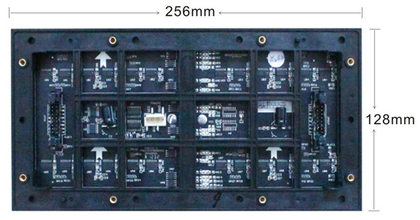 P8戶外全彩LED顯示屏單元板背面